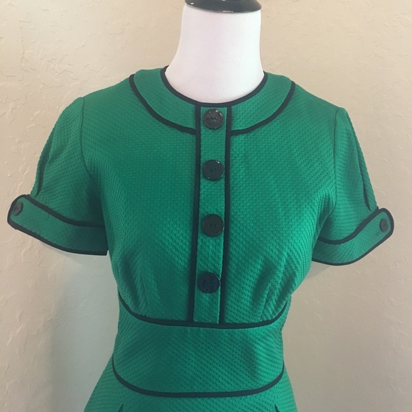 Green Maggy London Office Dress - Picture 3 of 5